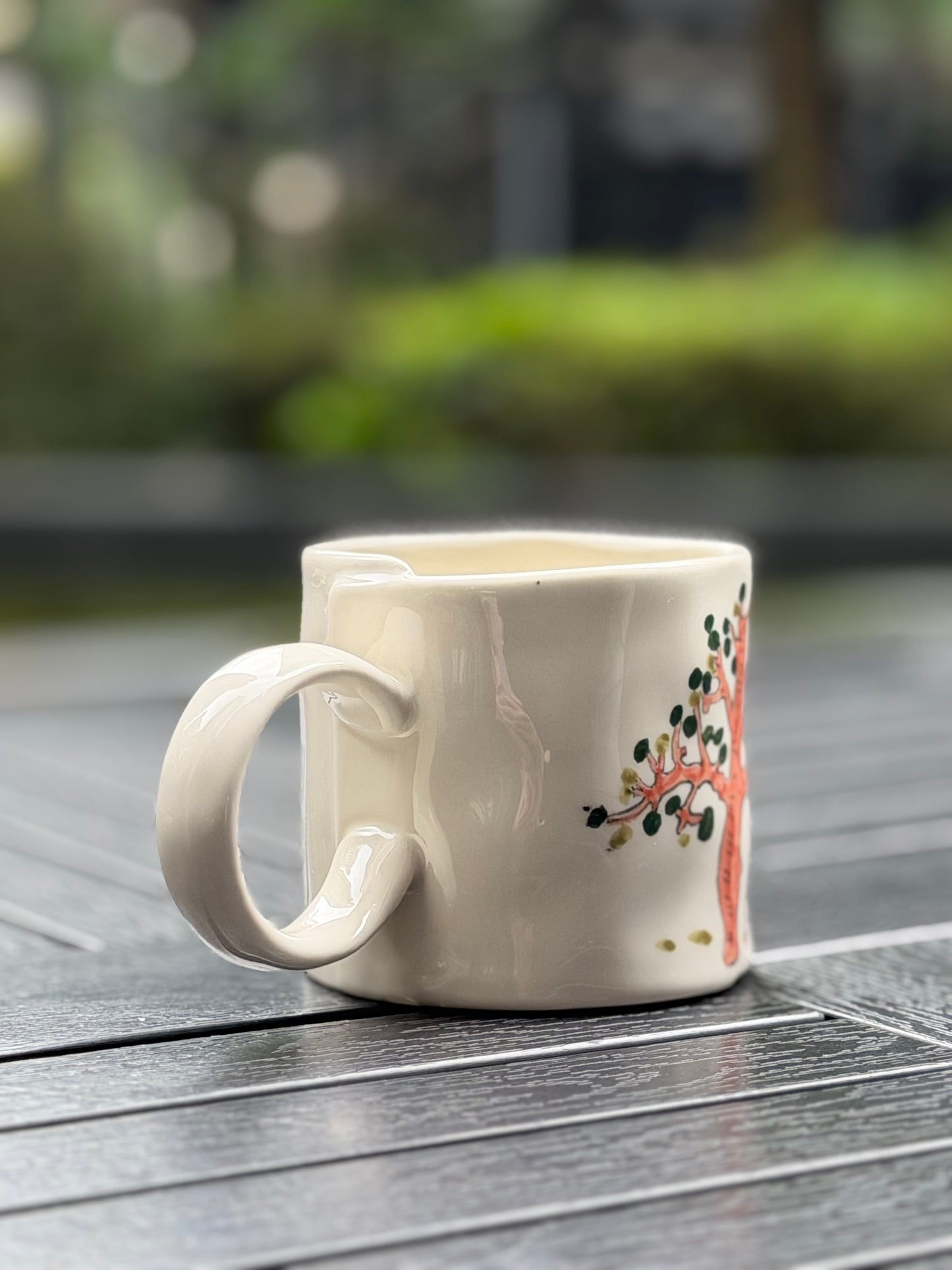 Gentle Giraffe Hand-Painted Mug