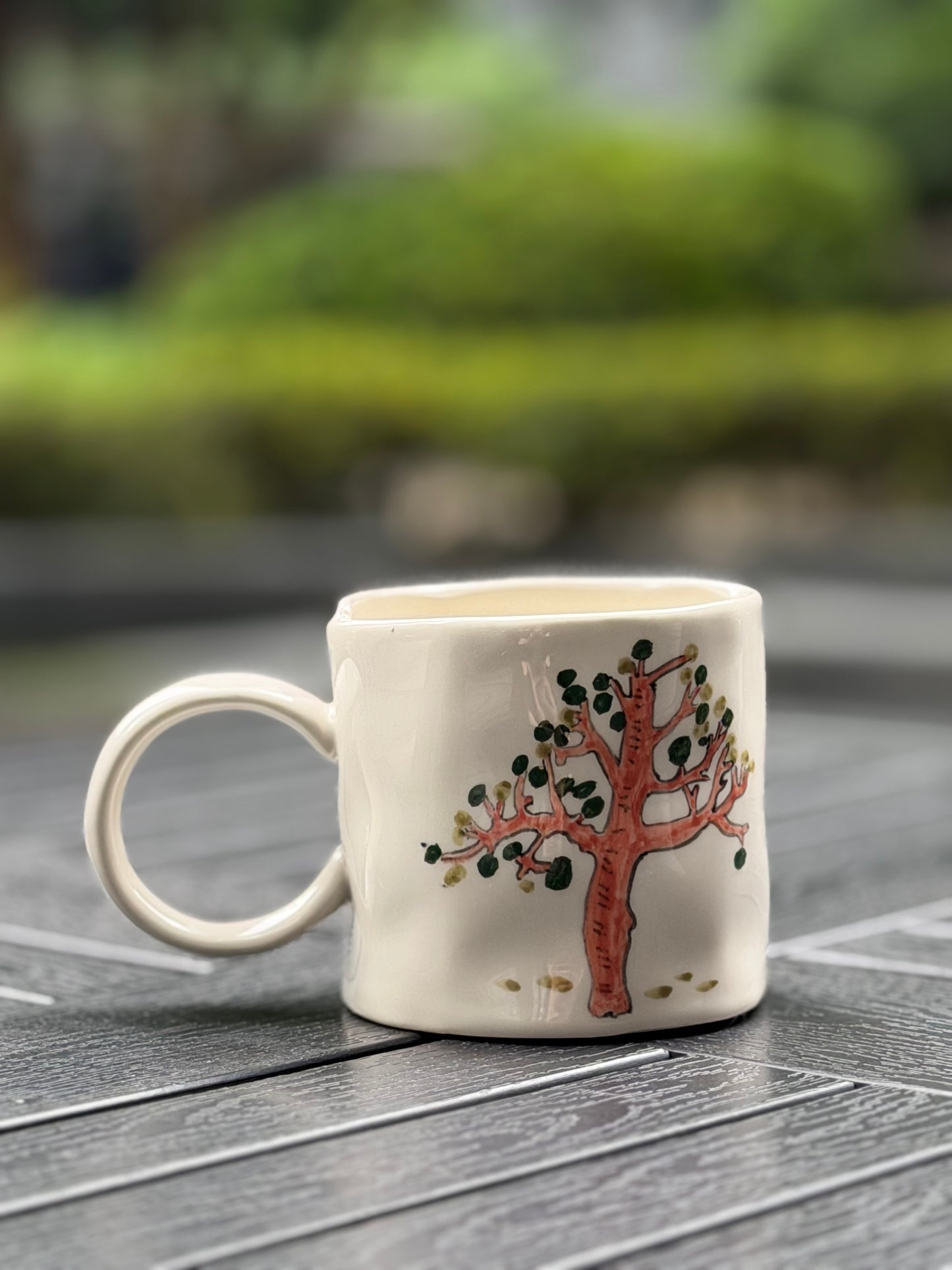 Gentle Giraffe Hand-Painted Mug