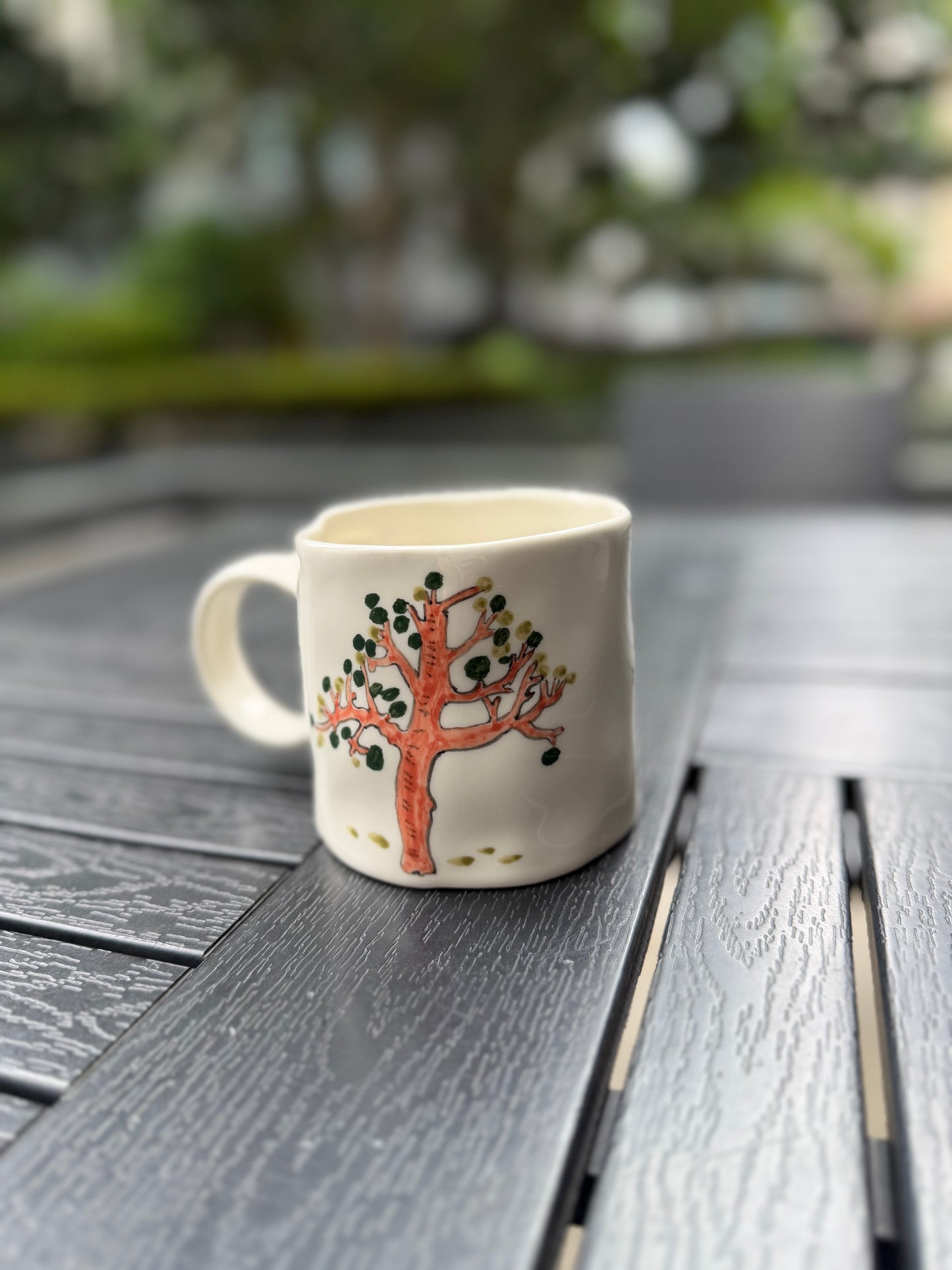 Gentle Giraffe Hand-Painted Mug