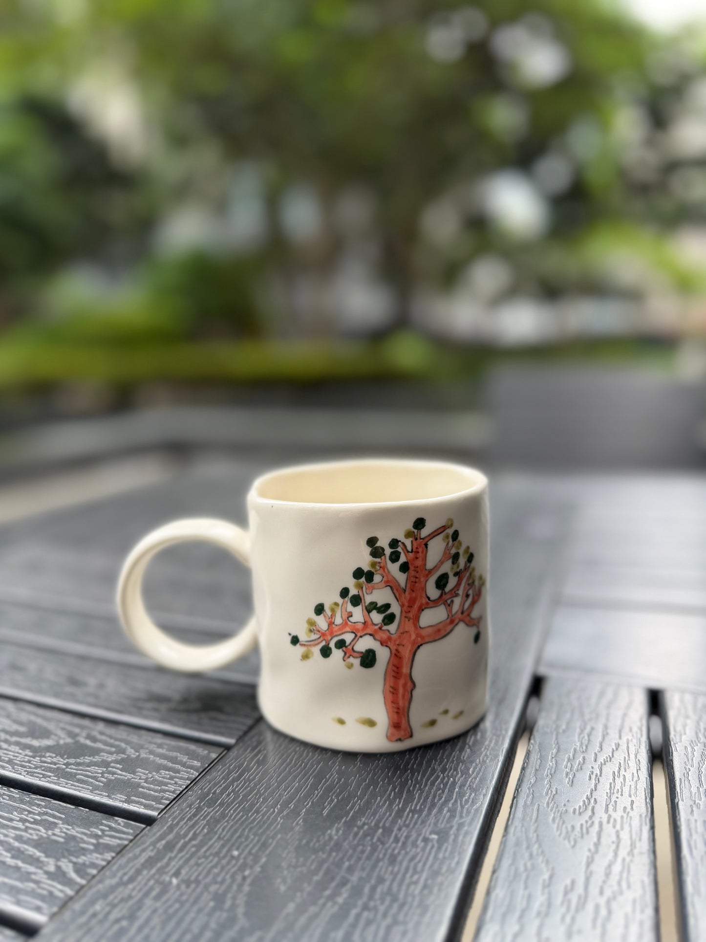 Gentle Giraffe Hand-Painted Mug