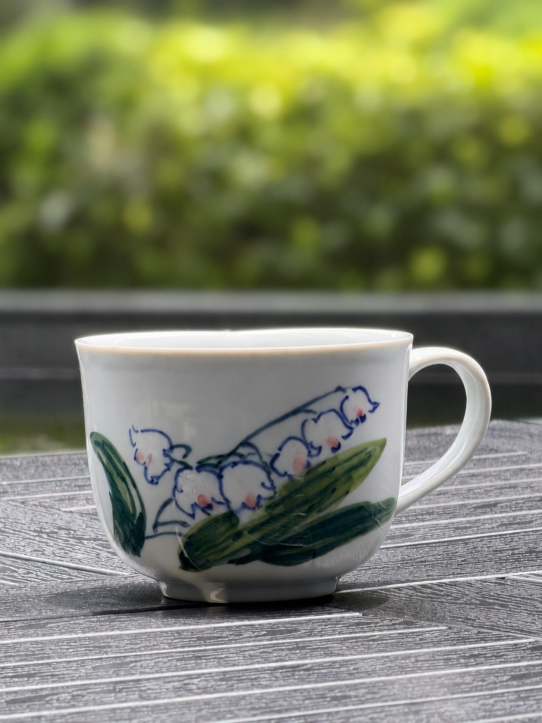 Lily of the Valley Hand-Painted Mug