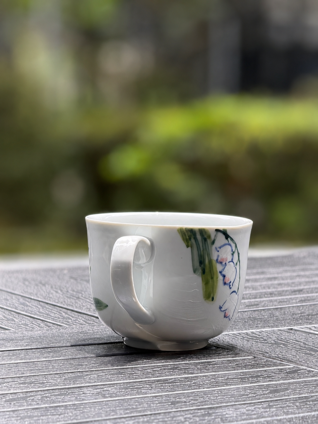 Lily of the Valley Hand-Painted Mug