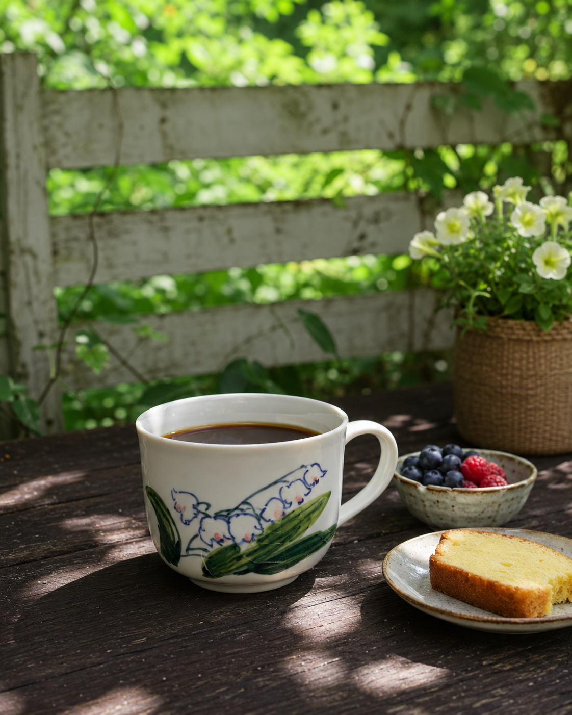 Lily of the Valley Hand-Painted Mug