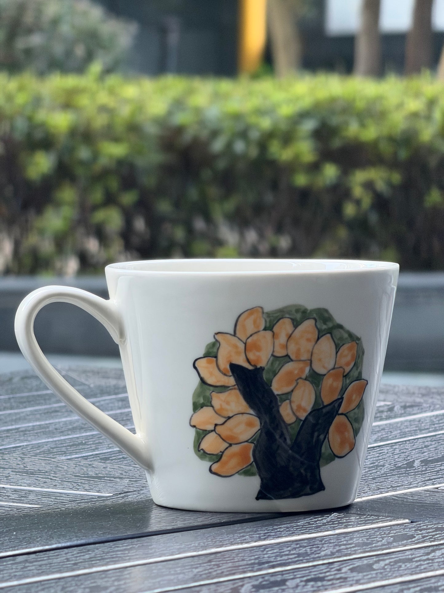 Orchard Pup Hand-Painted Ceramic Mug