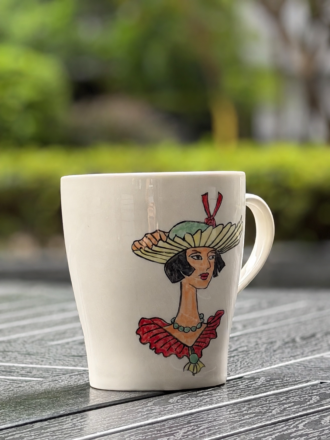 Sunlit Muse Hand-Painted Ceramic Mug