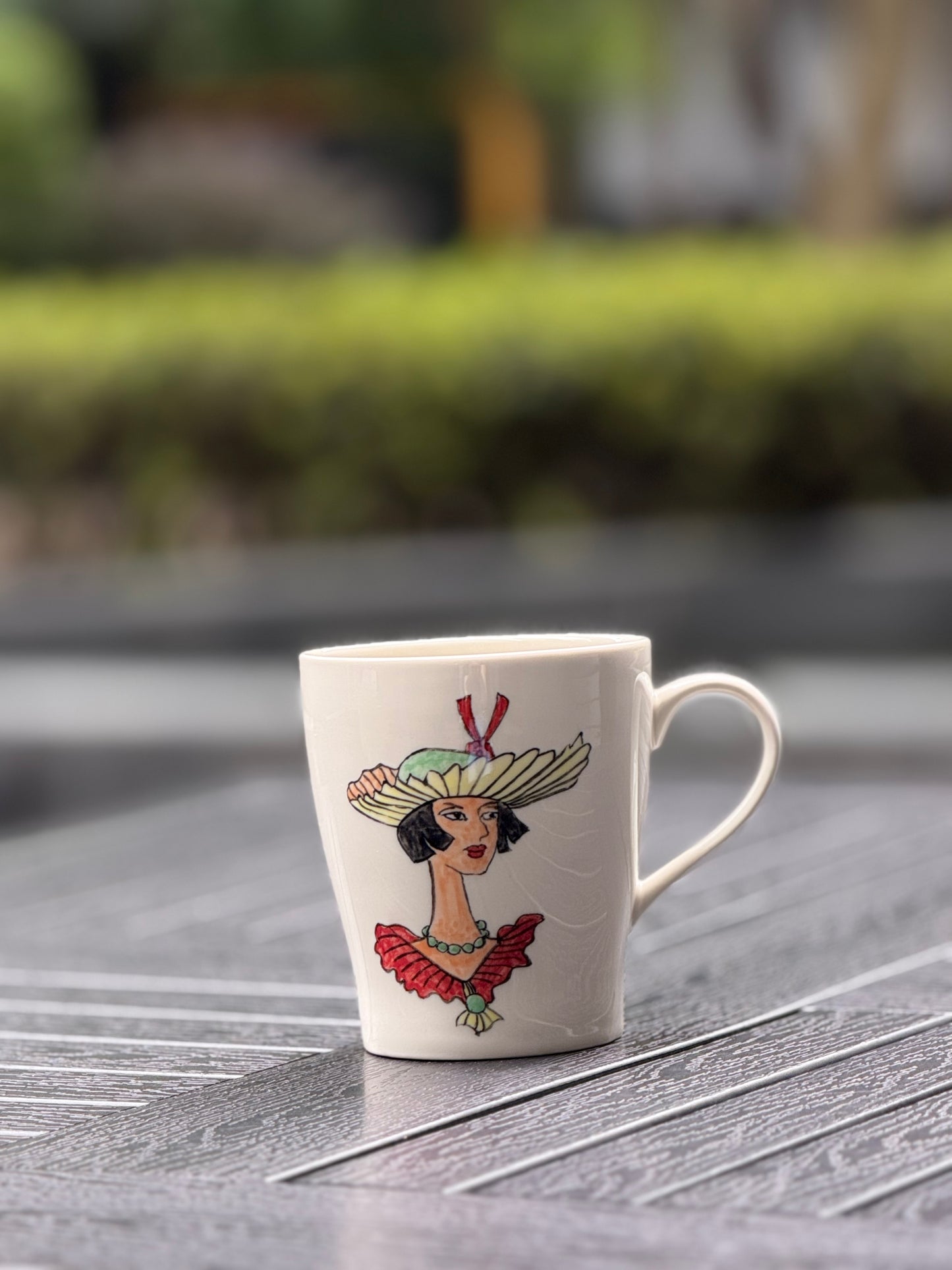 Sunlit Muse Hand-Painted Ceramic Mug
