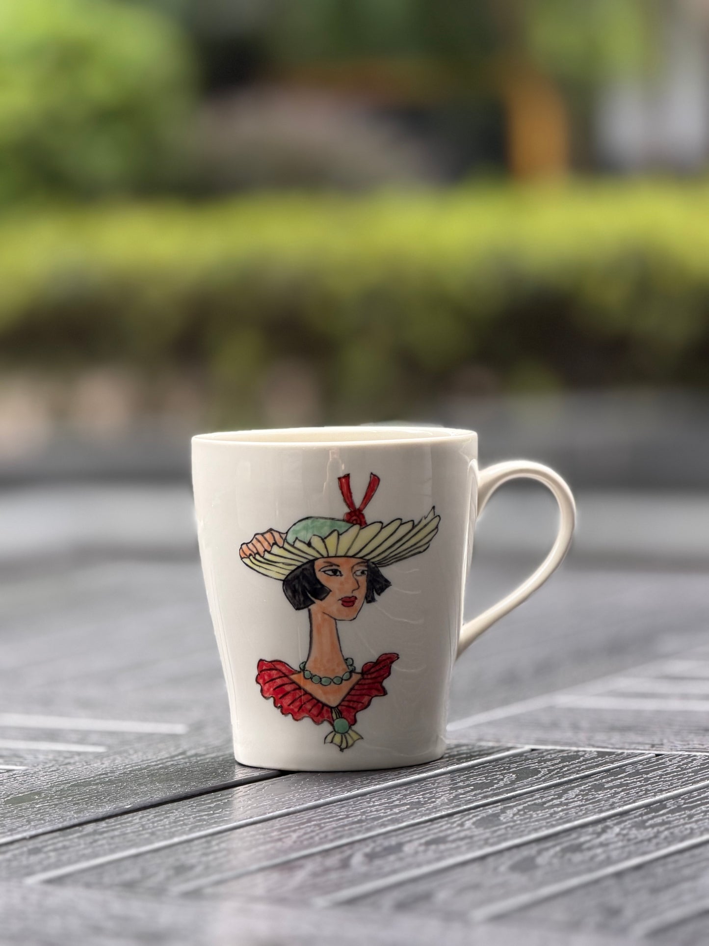 Sunlit Muse Hand-Painted Ceramic Mug