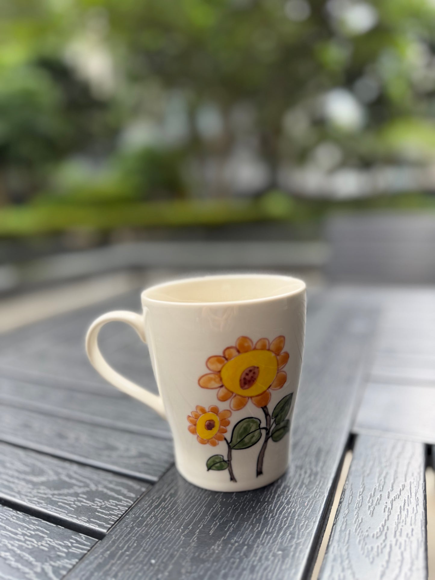 Sunlit Muse Hand-Painted Ceramic Mug