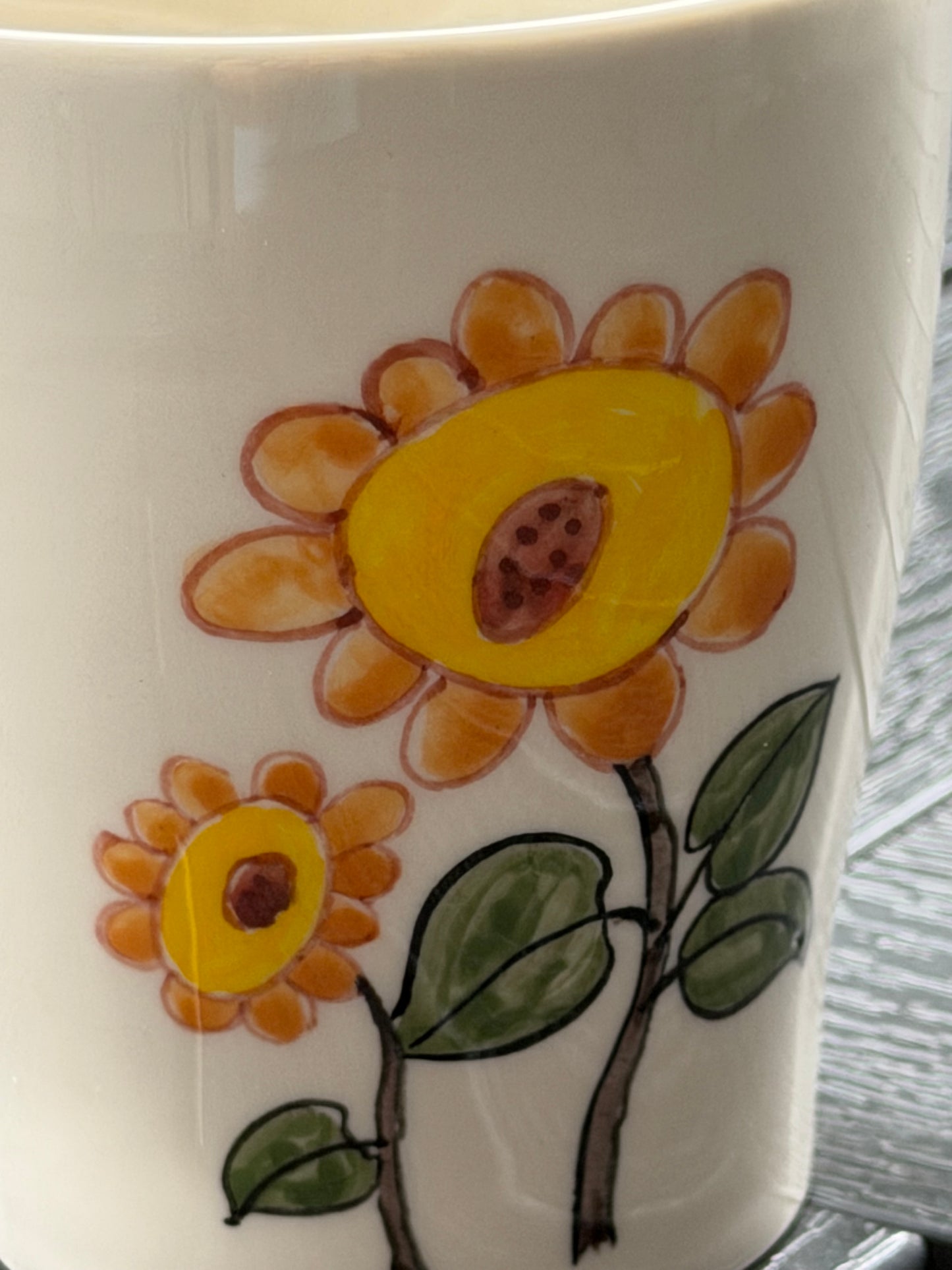 Sunlit Muse Hand-Painted Ceramic Mug