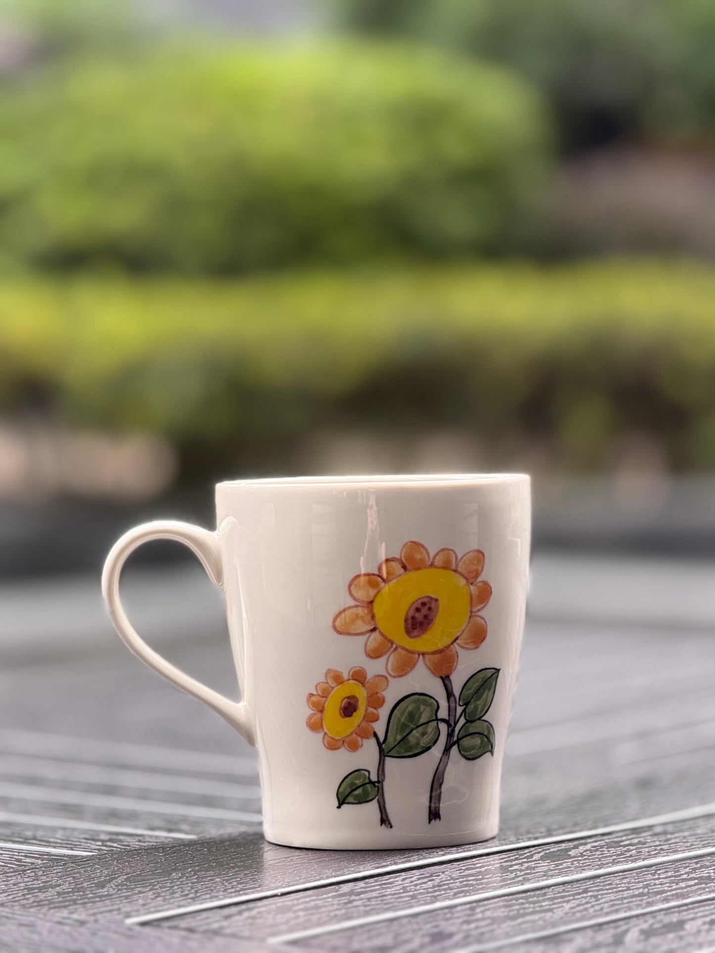 Sunlit Muse Hand-Painted Ceramic Mug