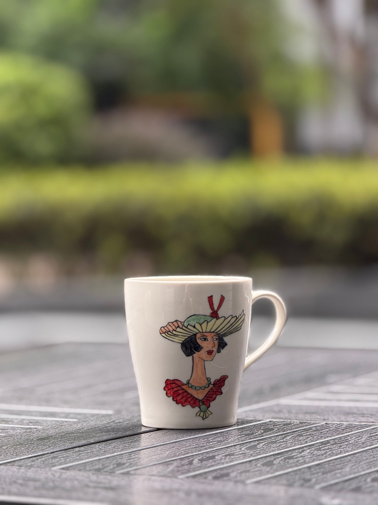 Sunlit Muse Hand-Painted Ceramic Mug