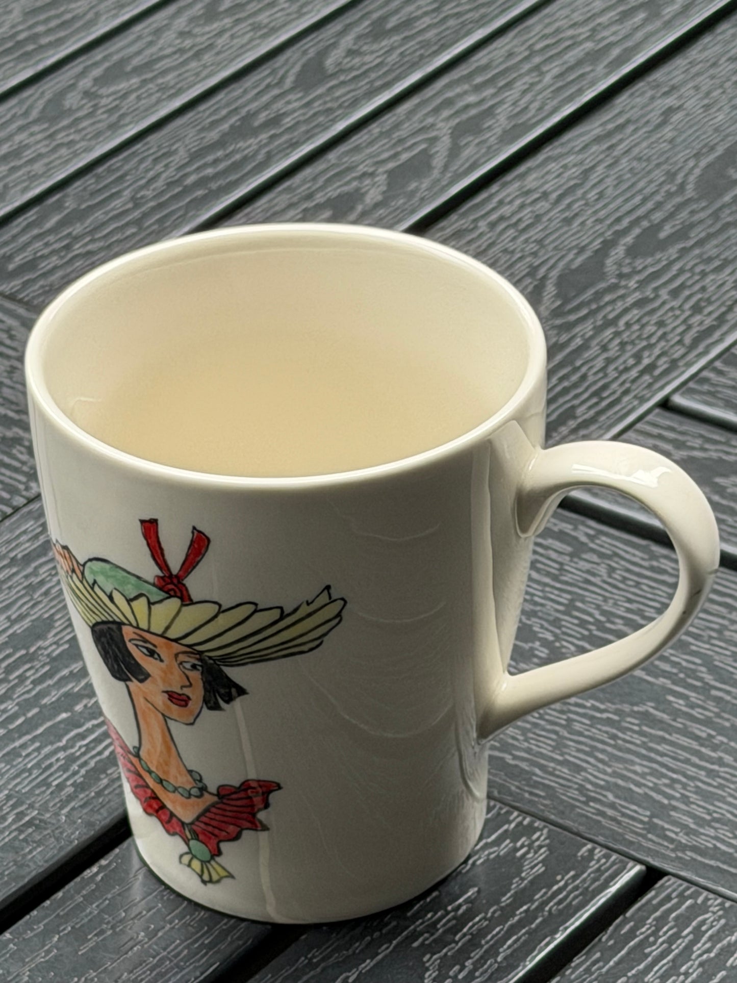 Sunlit Muse Hand-Painted Ceramic Mug